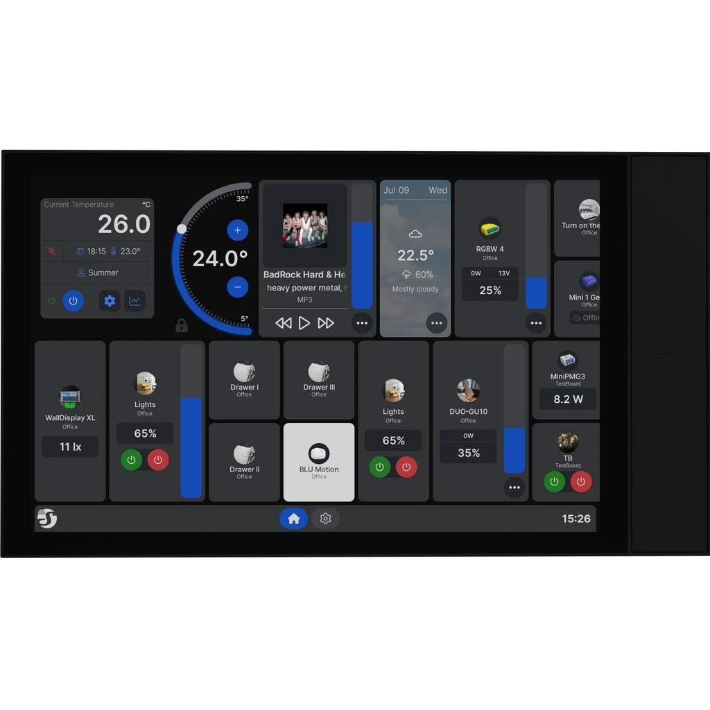 [3800238073008] Shelly Wall Display XL Black