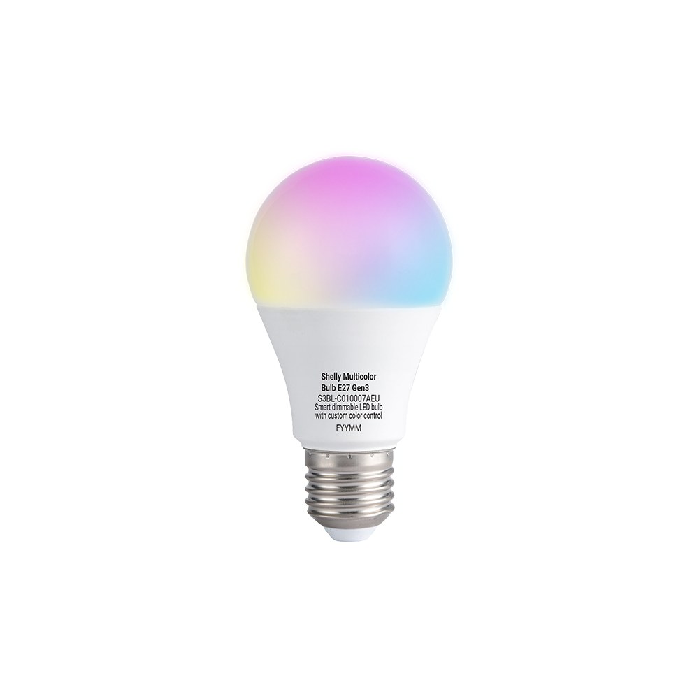 [3800238073183] Shelly Multicolor Bulb E27 Gen3
