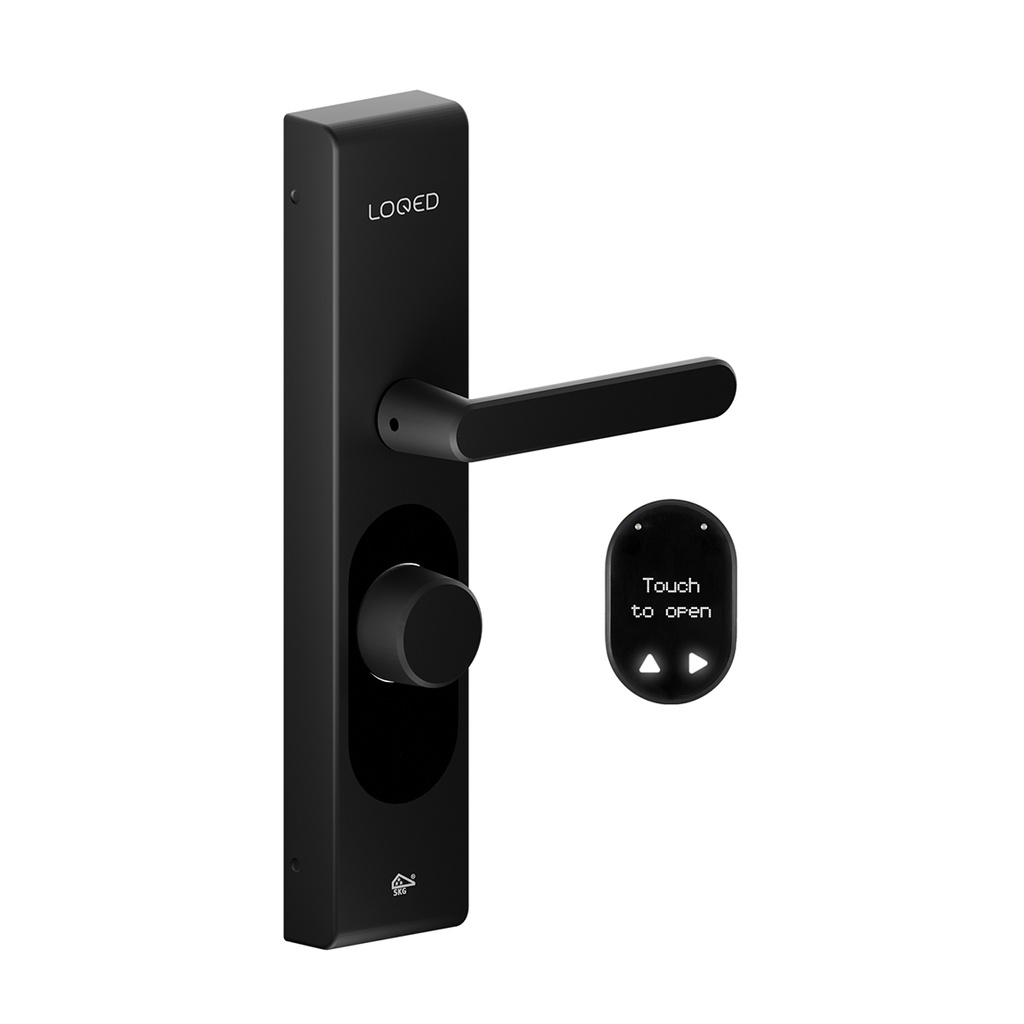 [8719326820194] LOQED Touch Smart Lock Black