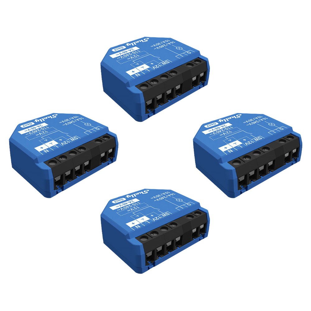[3800235261781-PK4] Shelly 1 Gen3 — Pack of 4