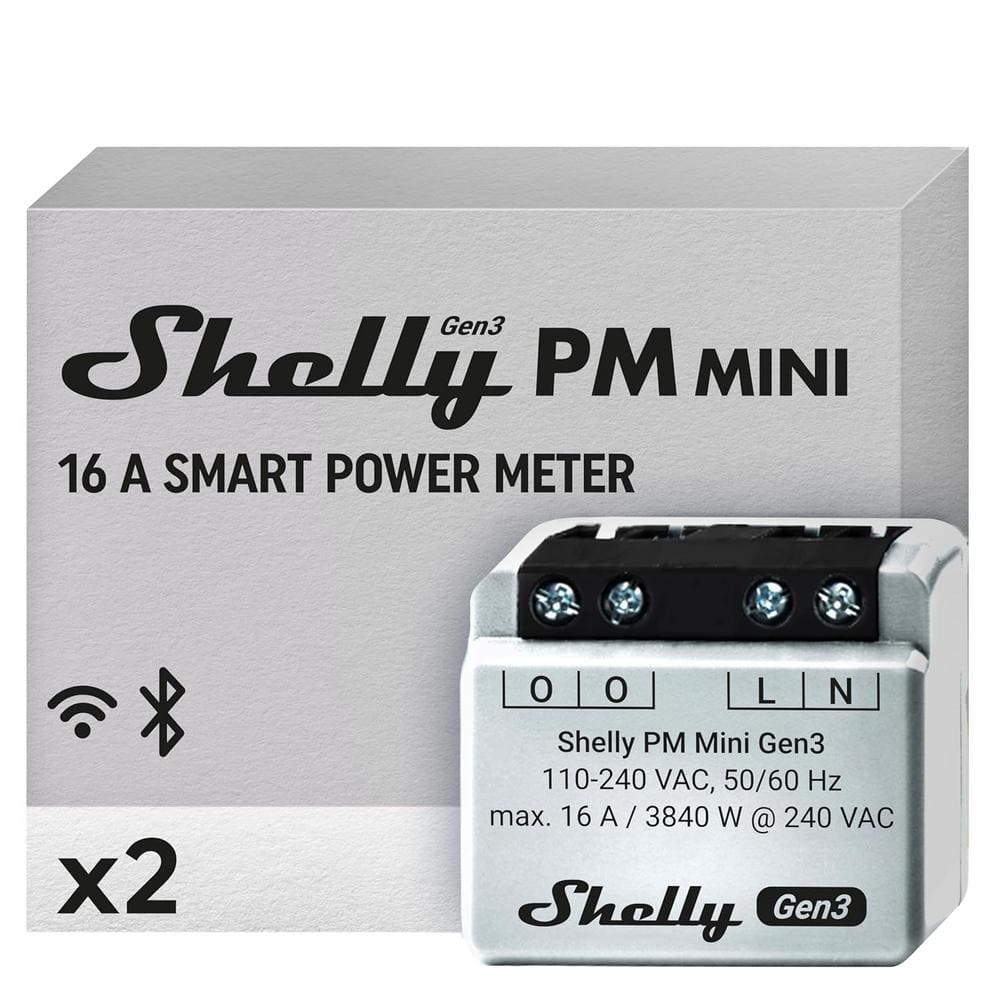 [3800235261620-PK2] Shelly PM Mini Gen3 — Pack of 2
